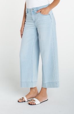 Stride Crop Wide Leg w/Embroidered Side Seam