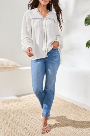 Button Front Blouse