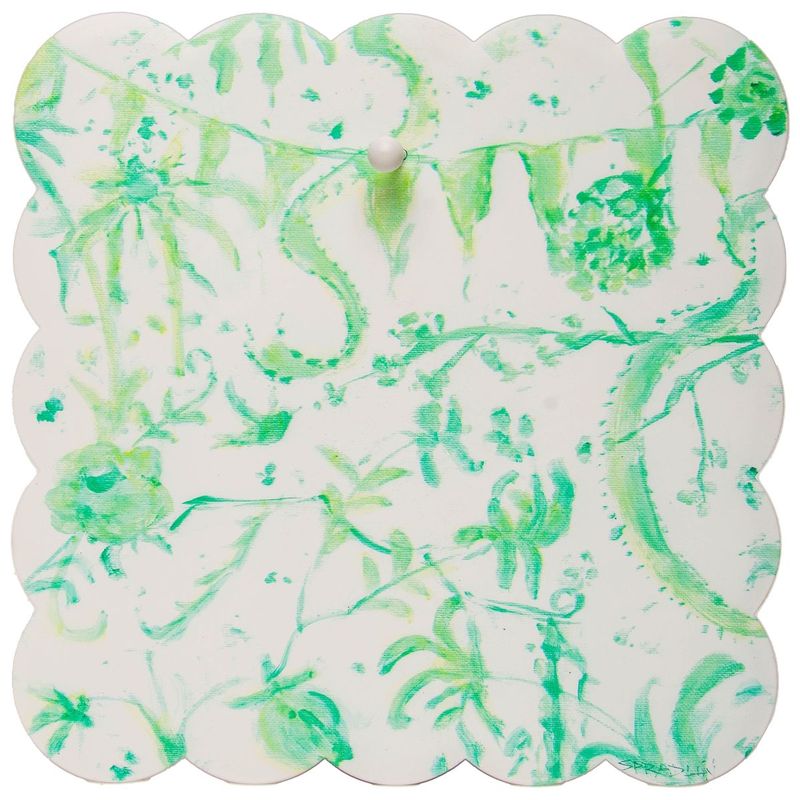 Gallery Scallop Green Chinoiserie Display Board