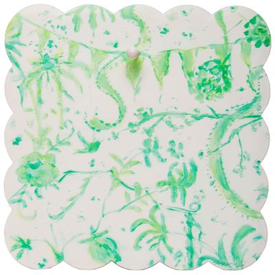 Gallery Scallop Green Chinoiserie Display Board
