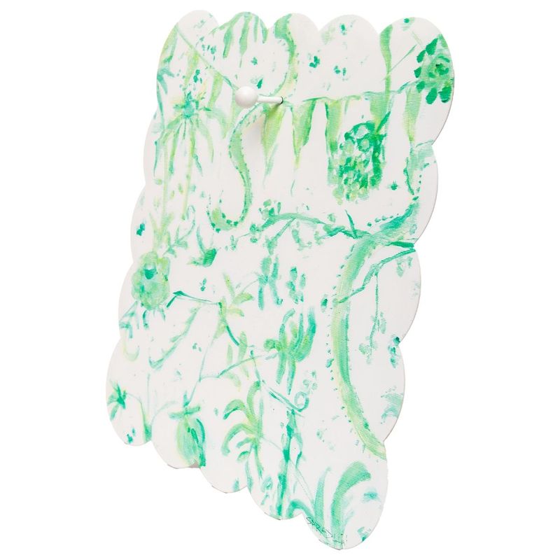 Gallery Scallop Green Chinoiserie Display Board