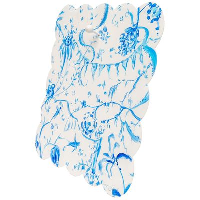 Gallery Scallop Blue Chinoiserie Display Board