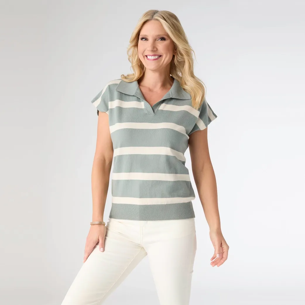 Heavenly-Luxe Short Sleeve Top