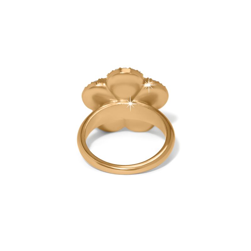 Trust Your Journey Flower Ring-Gold
