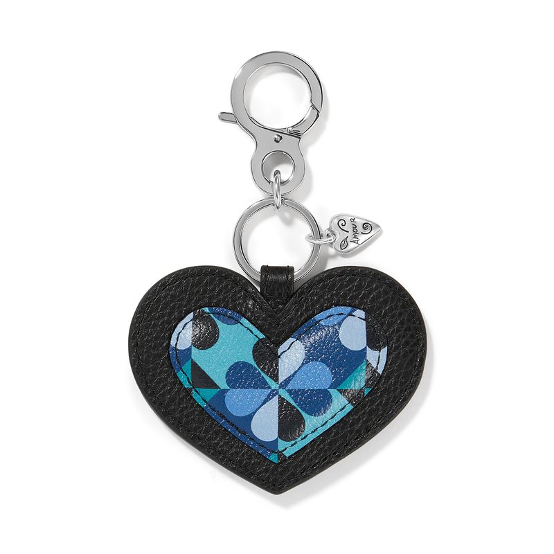 Fashionista Moody Blue Heart Hangbag Charm-Multi