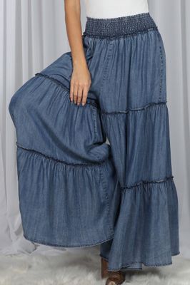 Flowy Chambray Pants