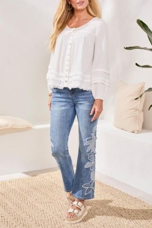 Tiered A-Line Blouse