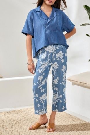Flowy Wide Crop Pant