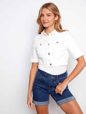 Short Sleeve Denim Jacket