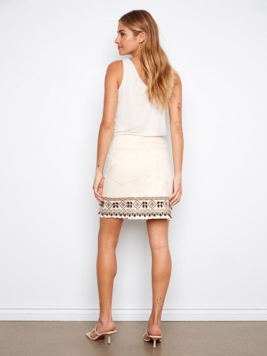 Colored Twill Skort