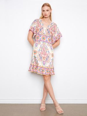 FLUTTER ELBOW DRESS