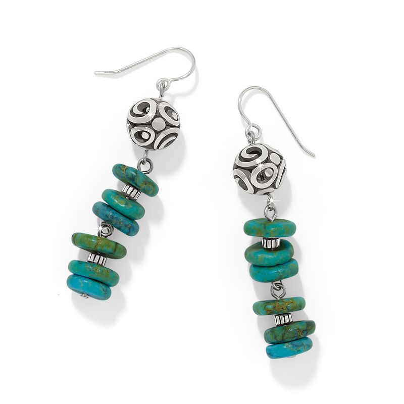 Contempo Sonoma Verde Blue French Wire Earrings