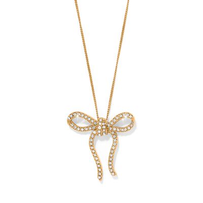 Illumina Bow Necklace-Gold