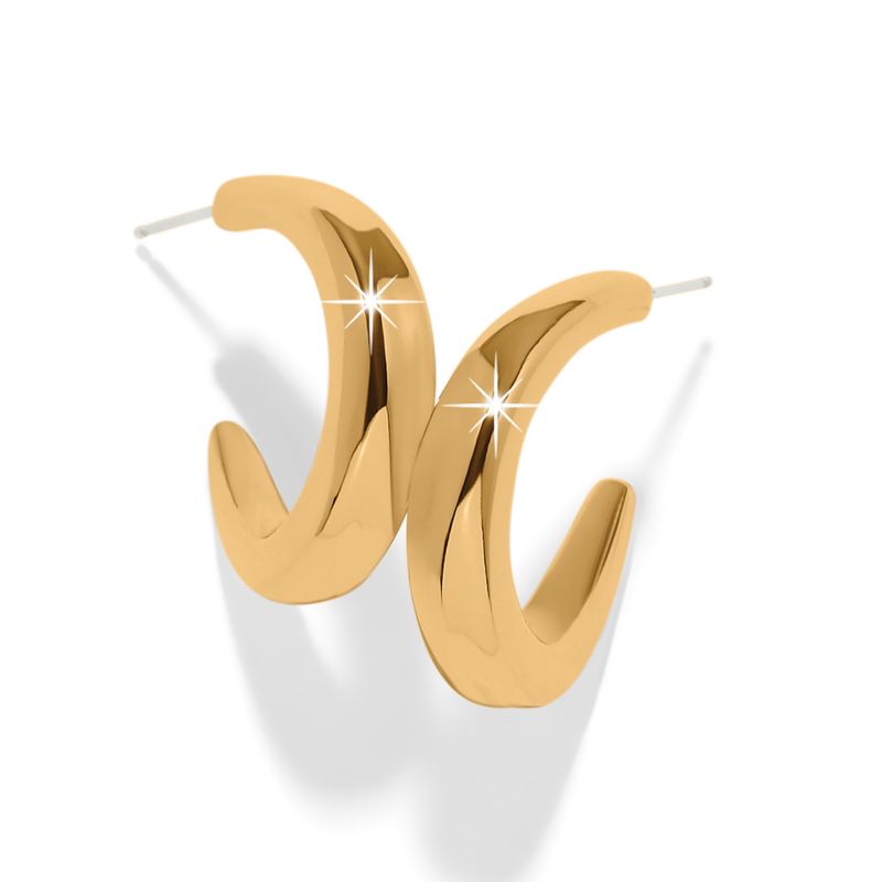 Cascade Rio Hoop Earrings-Gold
