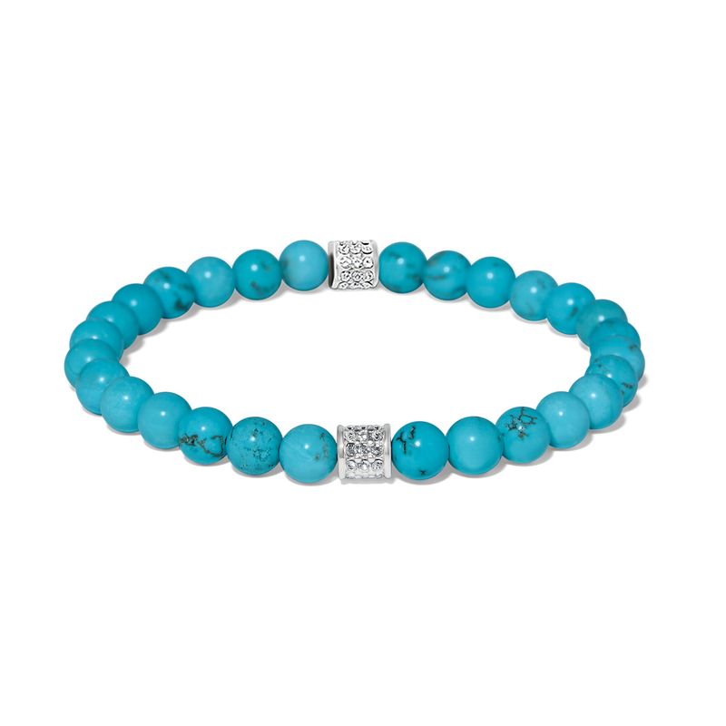 Meridian Petite Turquoise Stretch Bracelet