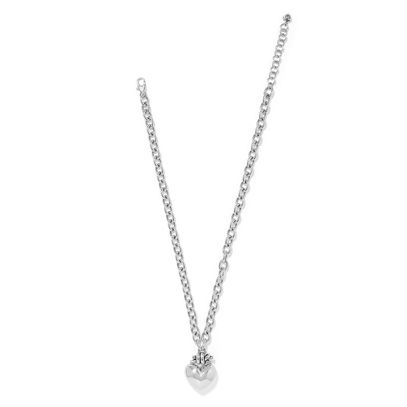 Interlok Love Knot Large Heart Necklace