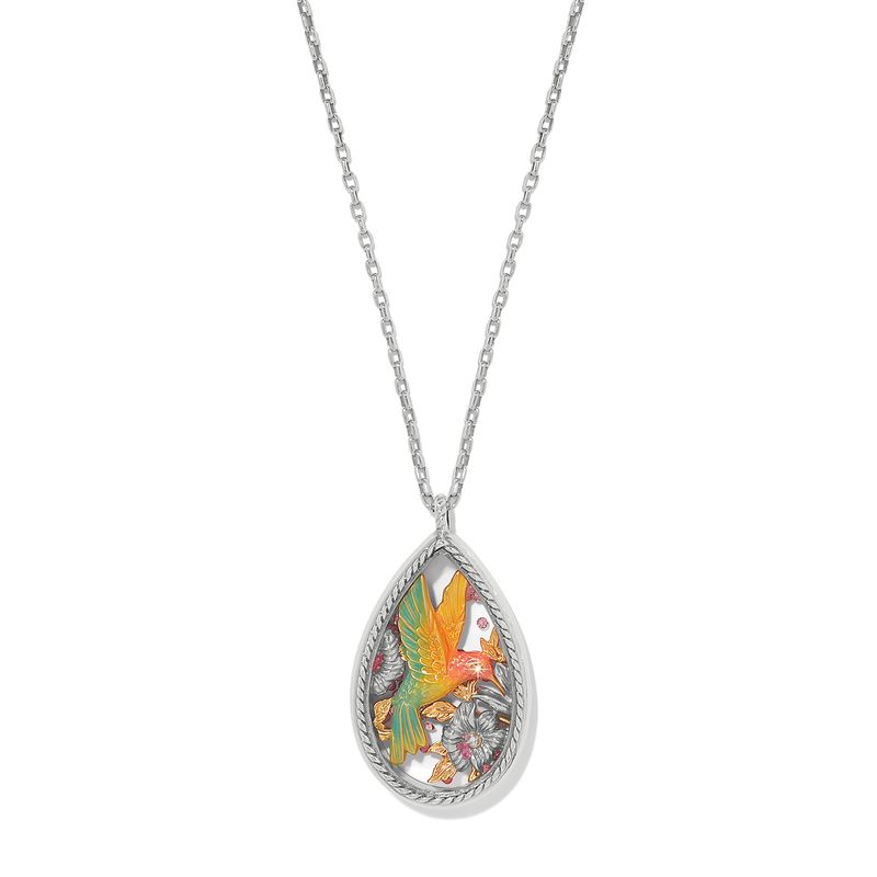 Everbloom Hummingbird Shaker Necklace