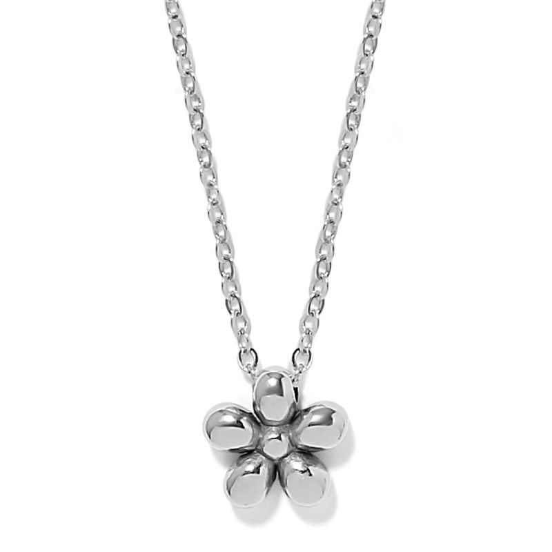 Enchanting Gem Flower Necklace