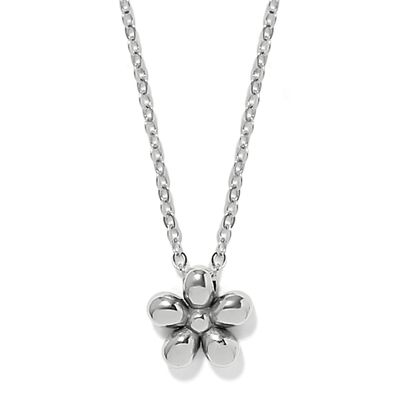 Enchanting Gem Flower Necklace