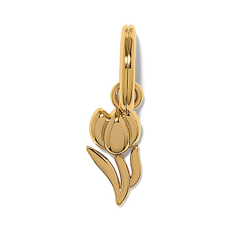 Enchanting Gem Tulip Charm-Gold