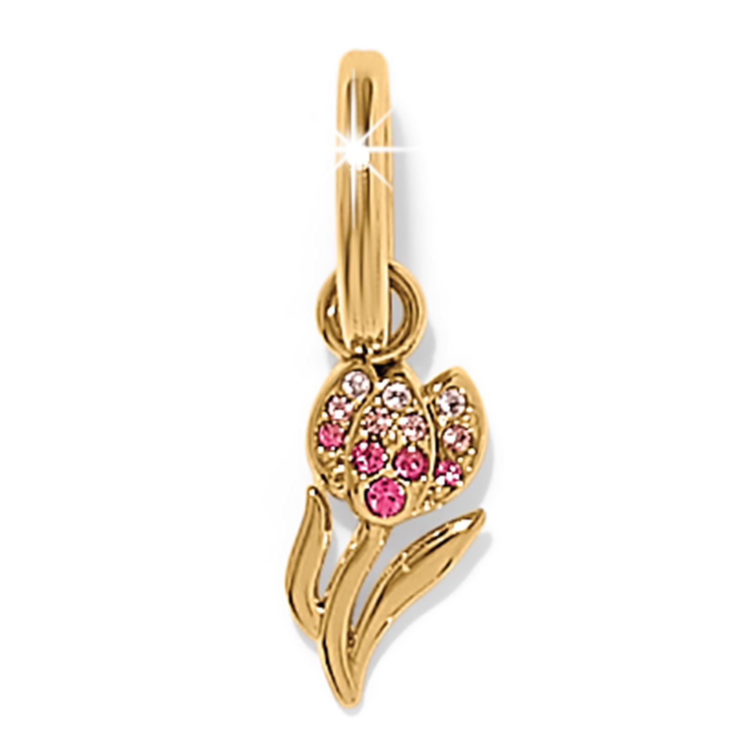 Enchanting Gem Tulip Charm-Gold