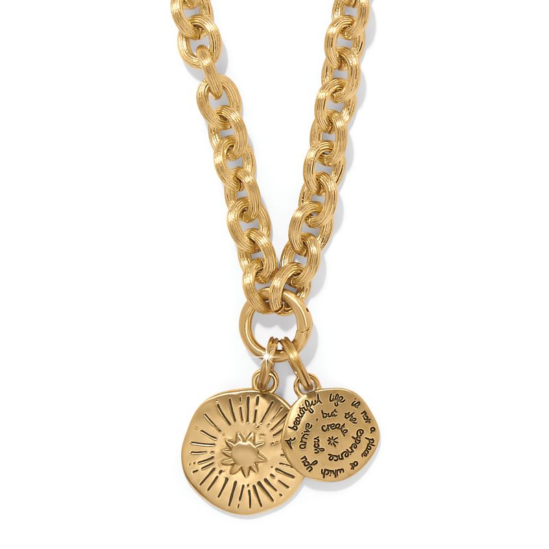 Token Lavish Link Charm Necklace-Gold