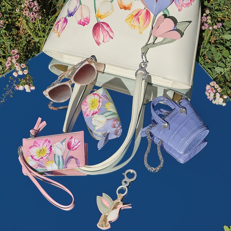 La Tulipe Hummingbird Handbag Fob