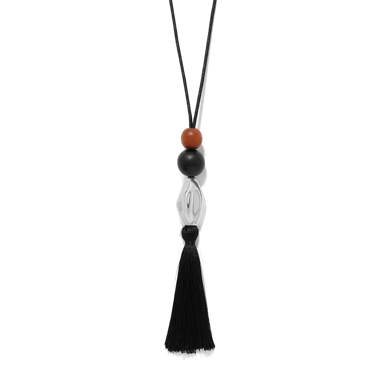 Cascade Rio Wood Tassel Necklace