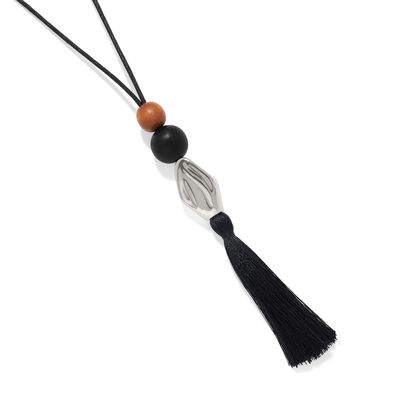 Cascade Rio Wood Tassel Necklace