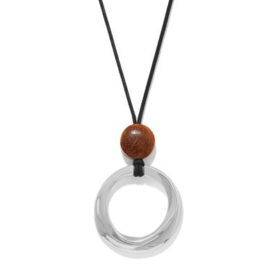 Cascade Rio Wood Ring Necklace
