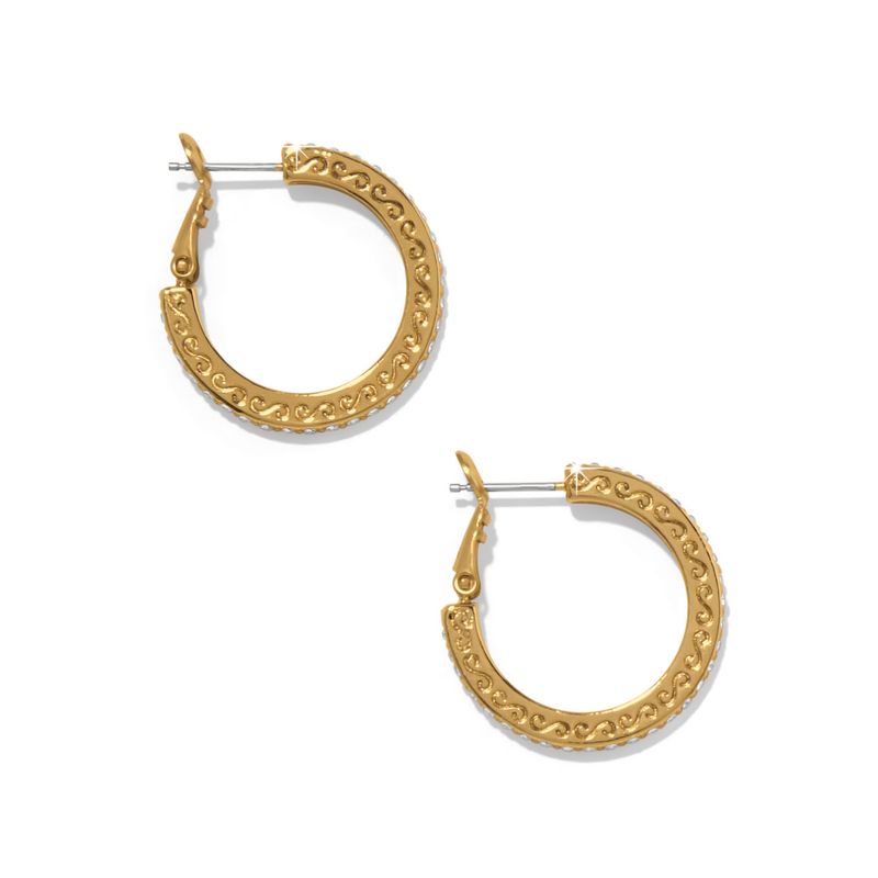 Meridian Thin Small Hoop Earrings-Gold