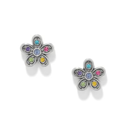 Enchanting Gem Flower Earrings