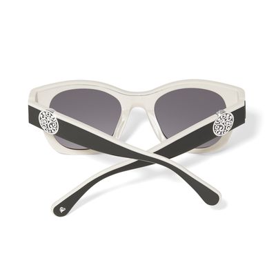 Contempo Medallion Dual Tone Sunglasses