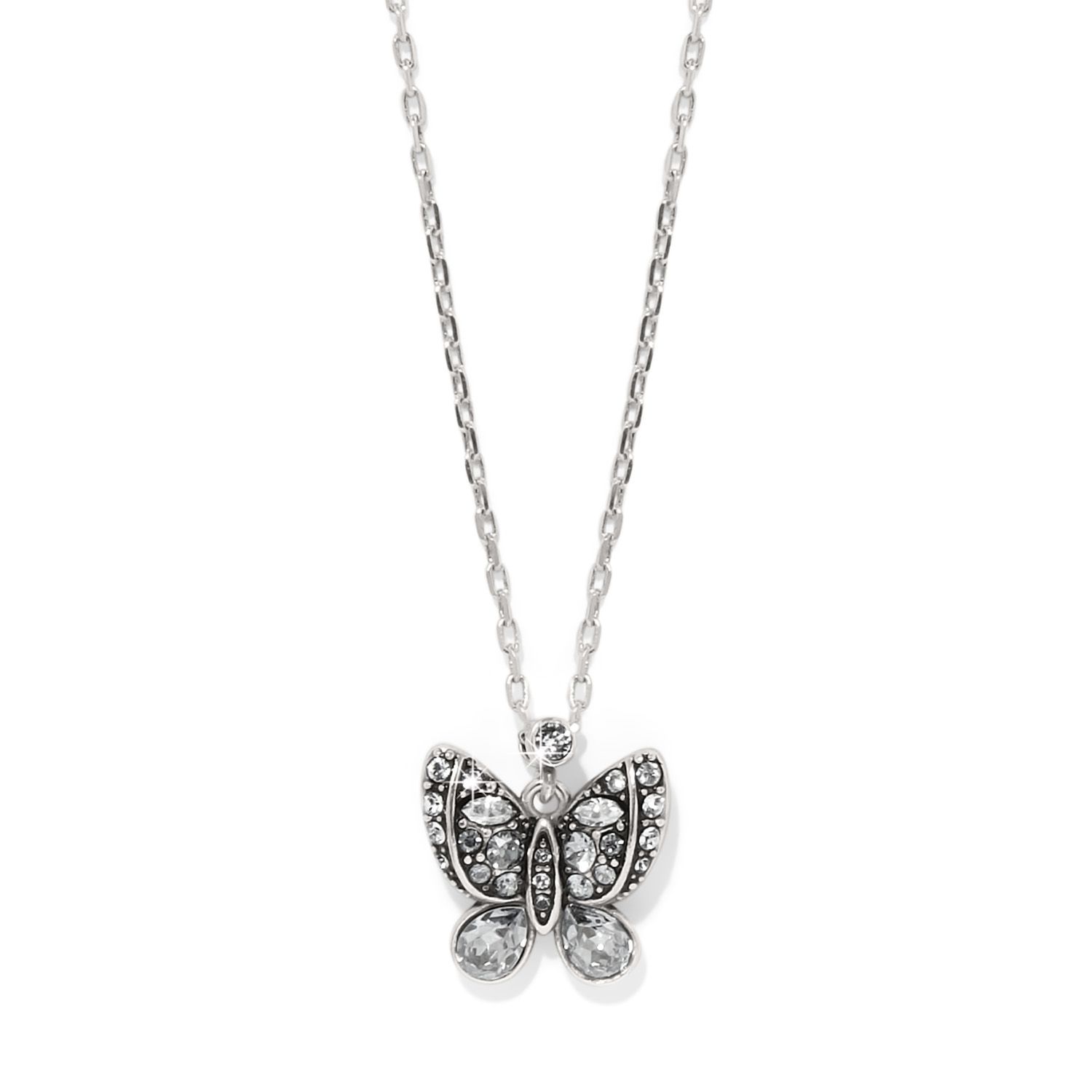Trust Your Journey Petite Butterfly Necklace
