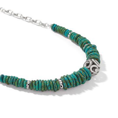 Contempo Sonora Verde Blue Disc Necklace