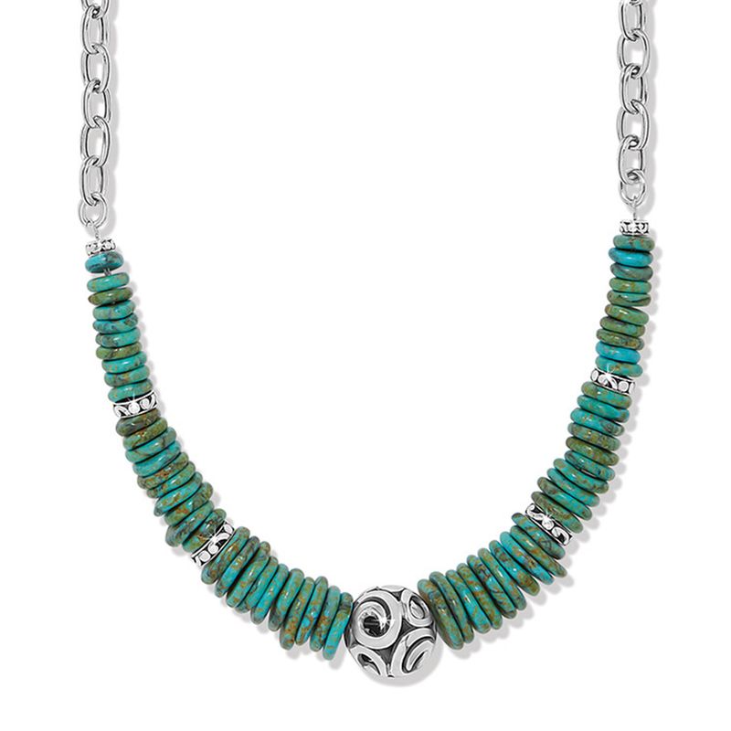 Contempo Sonora Verde Blue Disc Necklace