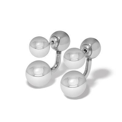 Meridian Petite Sphere Post Drop Earrings