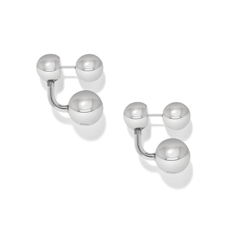 Meridian Petite Sphere Post Drop Earrings