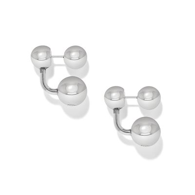 Meridian Petite Sphere Post Drop Earrings