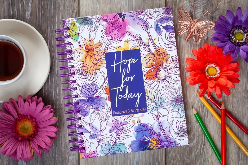Hope For Today (Devotional Coloring Book)