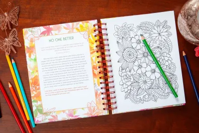 Words To Warm A Woman's Heart Devotional Coloring Book
