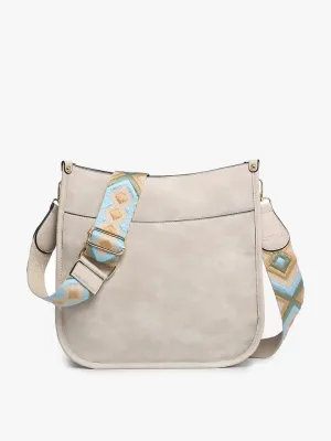 Chloe Crossbody with Guitar Strap-Off White