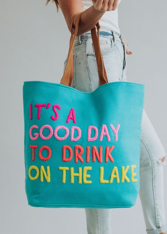 Drink on the Lake Tote