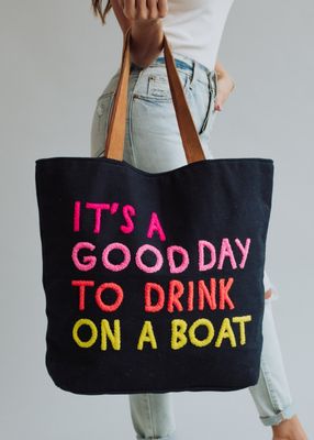 Drink on a Boat Tote