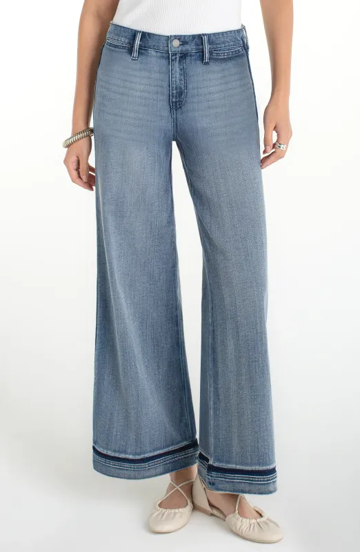 Super Stride Wide Leg With Shadow Cuff