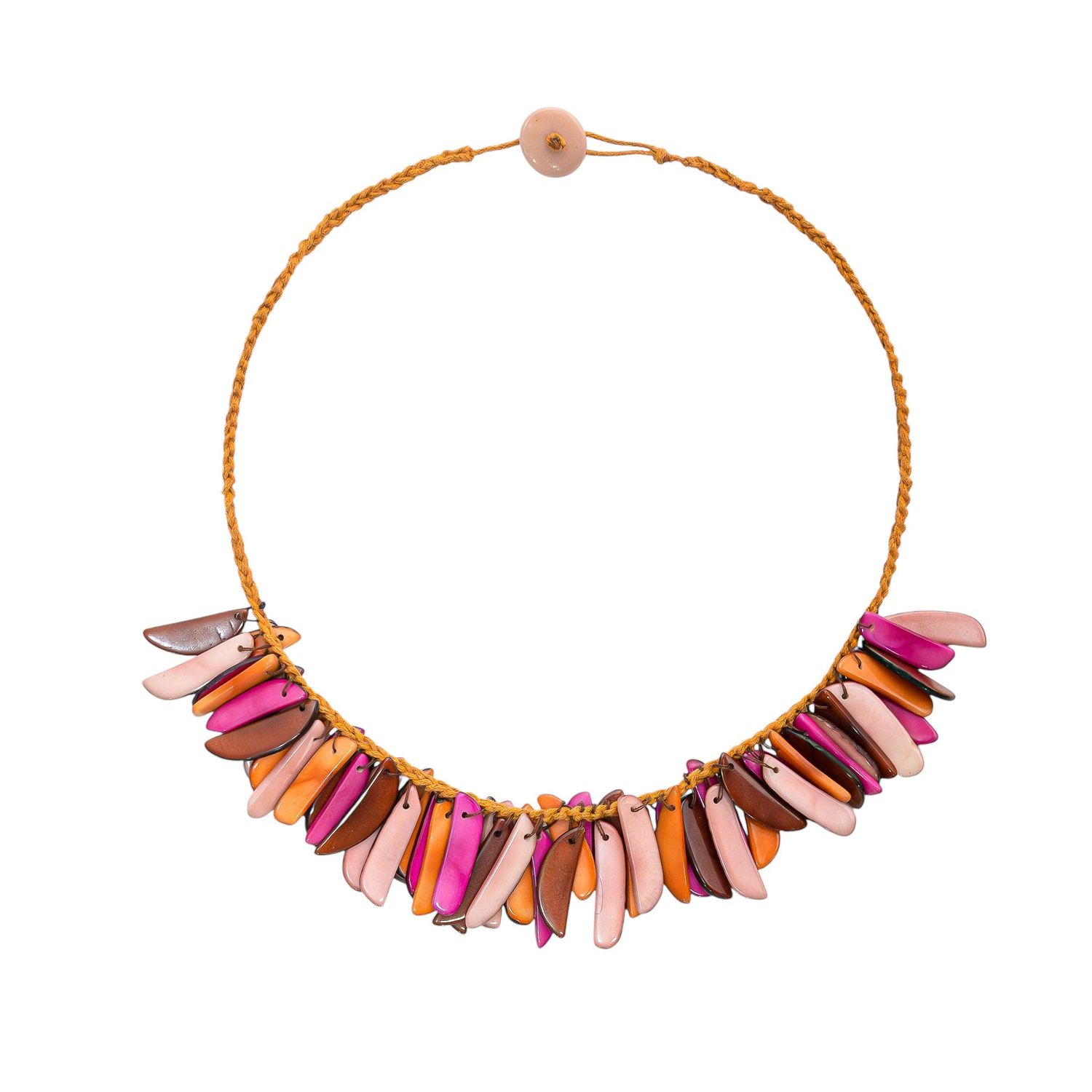 Kendra Necklace-Fuchsia
