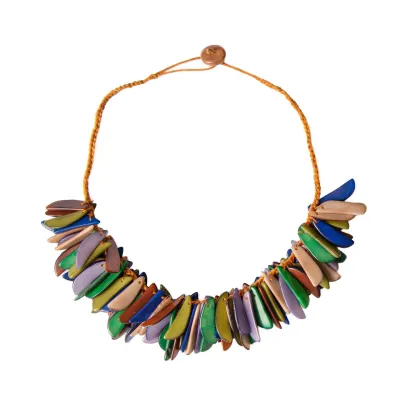 Kendra Necklace-Blue/Lavender