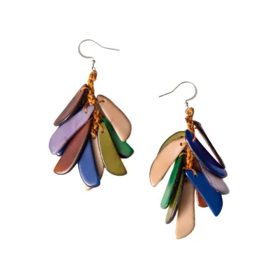 Kendra Earring-Blue/Lavender