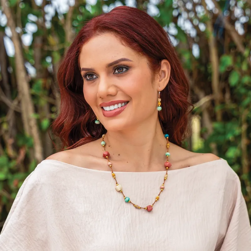 Mika Necklace-Poppy