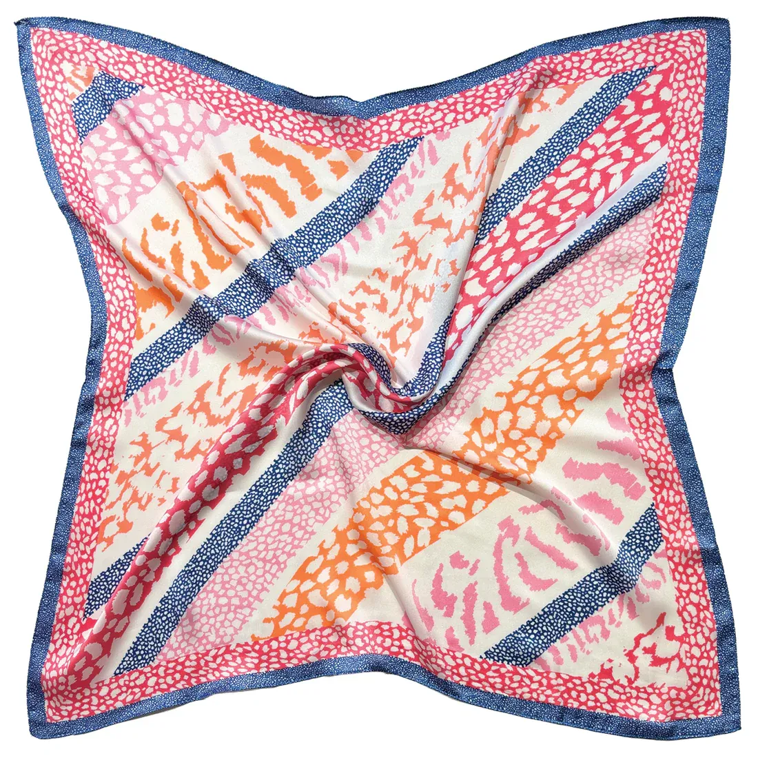 Leopard Stripes Square Scarf